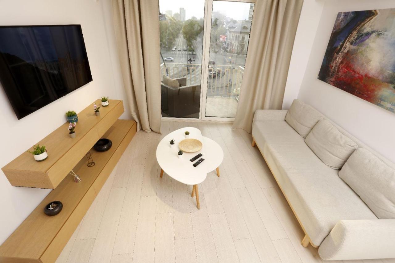 2 Bedroom Apartment With Amazing View In City Center Bukurešť Exteriér fotografie