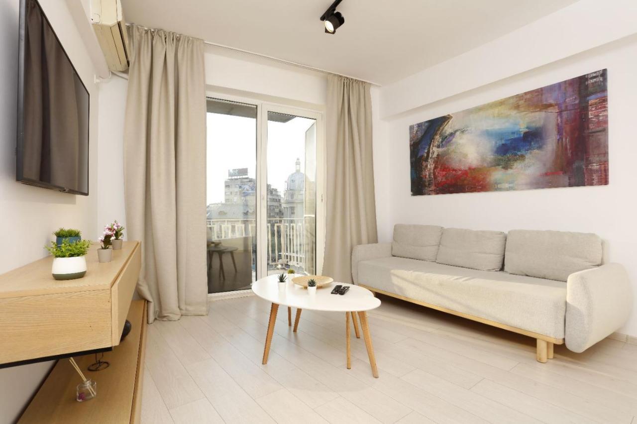 2 Bedroom Apartment With Amazing View In City Center Bukurešť Exteriér fotografie